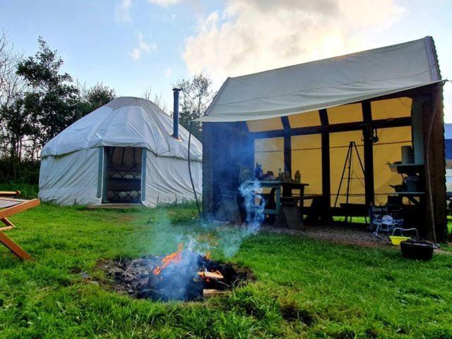 Mill Haven Place Glamping Yurt 3 哈佛威斯特 外观 照片